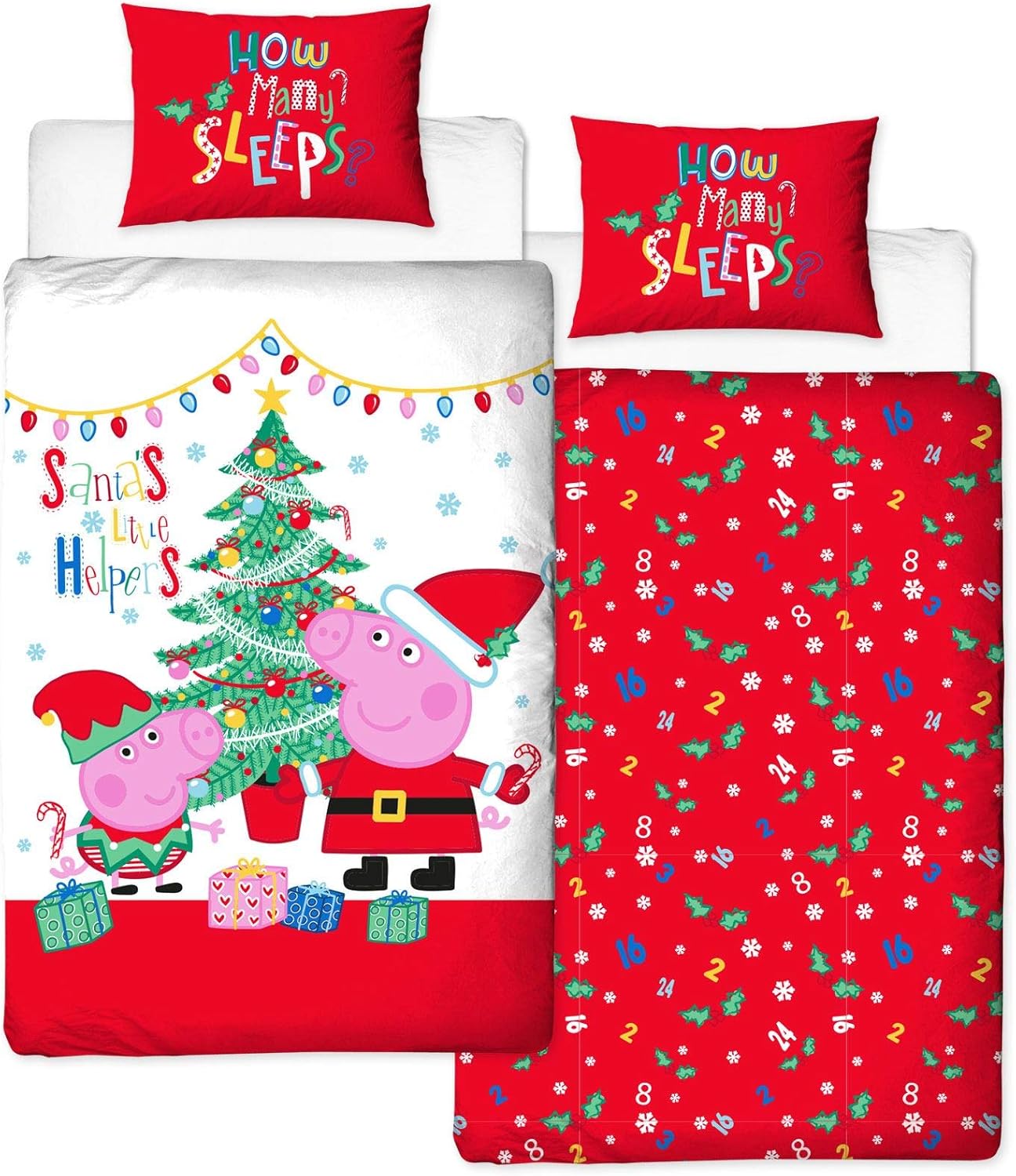 peppa pig cot bed duvet cover set