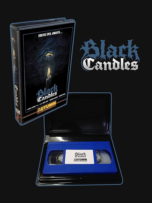 Black Candles VHS Clam Shell Helga Line, Vanessa Hidalgo