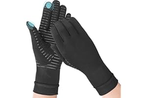 Big Mango Arthritis Gloves, Compression Gloves with Touchscreen Fingers for Women Men, Copper Gloves for Carpal Tunnel Relief, Arthritis Pain Relief, Raynauds, Swelling, Work,Typing,Hand Support (M)