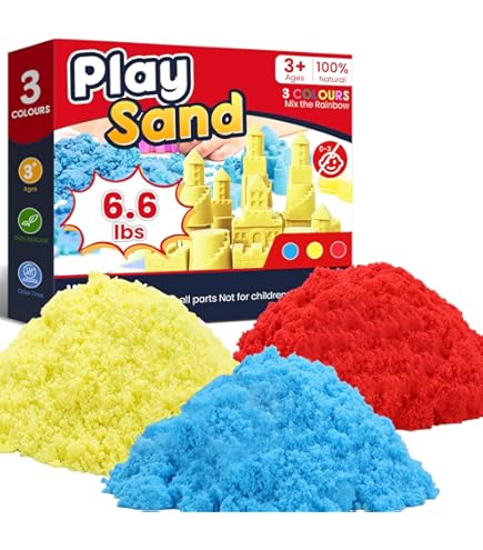 Kinetic Sand SABLE MAGIQUE - PACK DE SABLE NATUREL 907 G - Créez Différentes Formes Kinetic Sand SABLE MAGIQUE - PACK DE SABLE NATUREL 907 G - Créez Différentes Formes