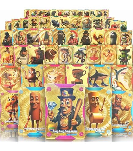 Amazon.com: Skifidol Italian Brainrot Trading Cards - Starter Pack