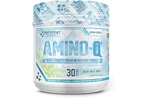Beyond Yourself - Amino iQ² | Brain-Boosting Nootropic Complex & BCAAs | Intense Focus and Mental Clarity for Peak Performanc