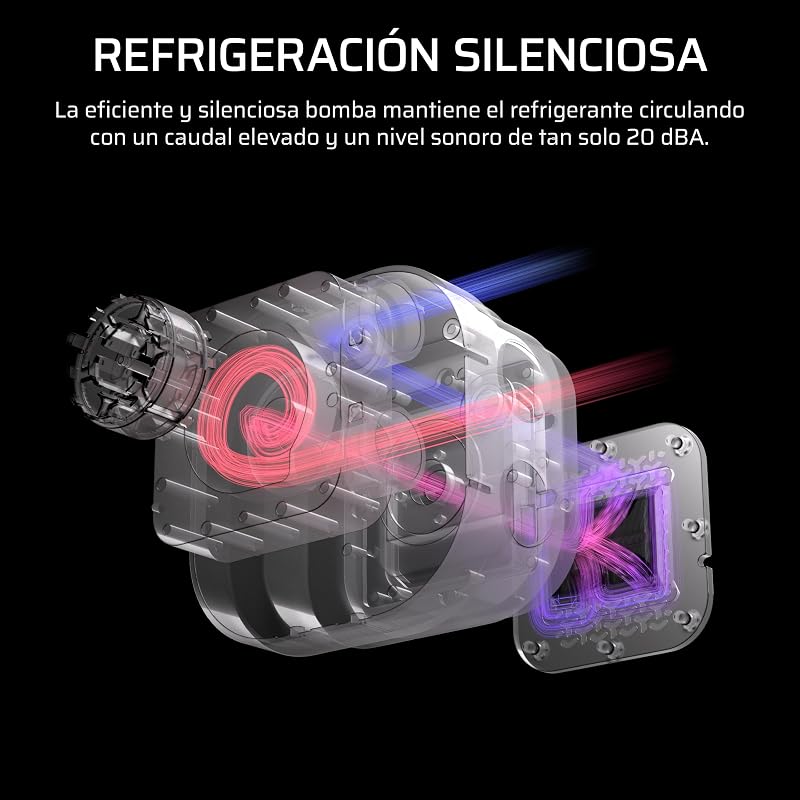 CORSAIR Nautilus 240 RS ARGB CPU Liquid Cooling – 240mm AIO – Conexão direta com a placa-mãe – Intel LGA 1851/1700, AMD AM5/AM4 – 2X RS120 ARGB Fans Included – Preto