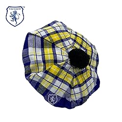 Scottish Tam O' Shanter Acrylic Tartan Wool Tammy