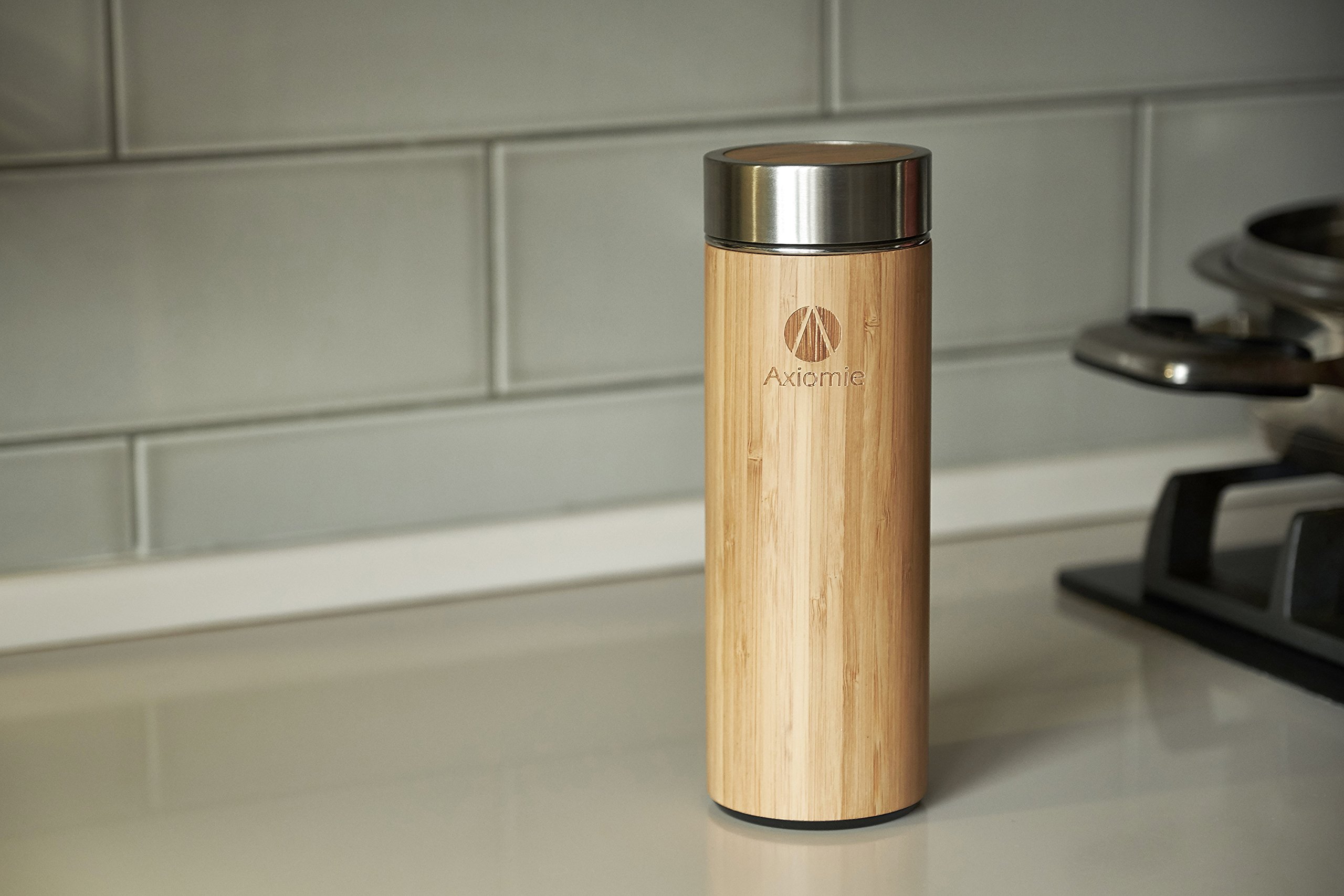 thermos with strainer