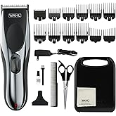 Wahl Clipper Rechargeable Cord/Cordless Haircutting & Trimming Kit for Heads, Longer Beards, & All Body Grooming - Model 79434
