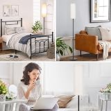Aooshine Floor Lamp Modern Linen Shade 64 Tall Reading Light with Bulb view 6