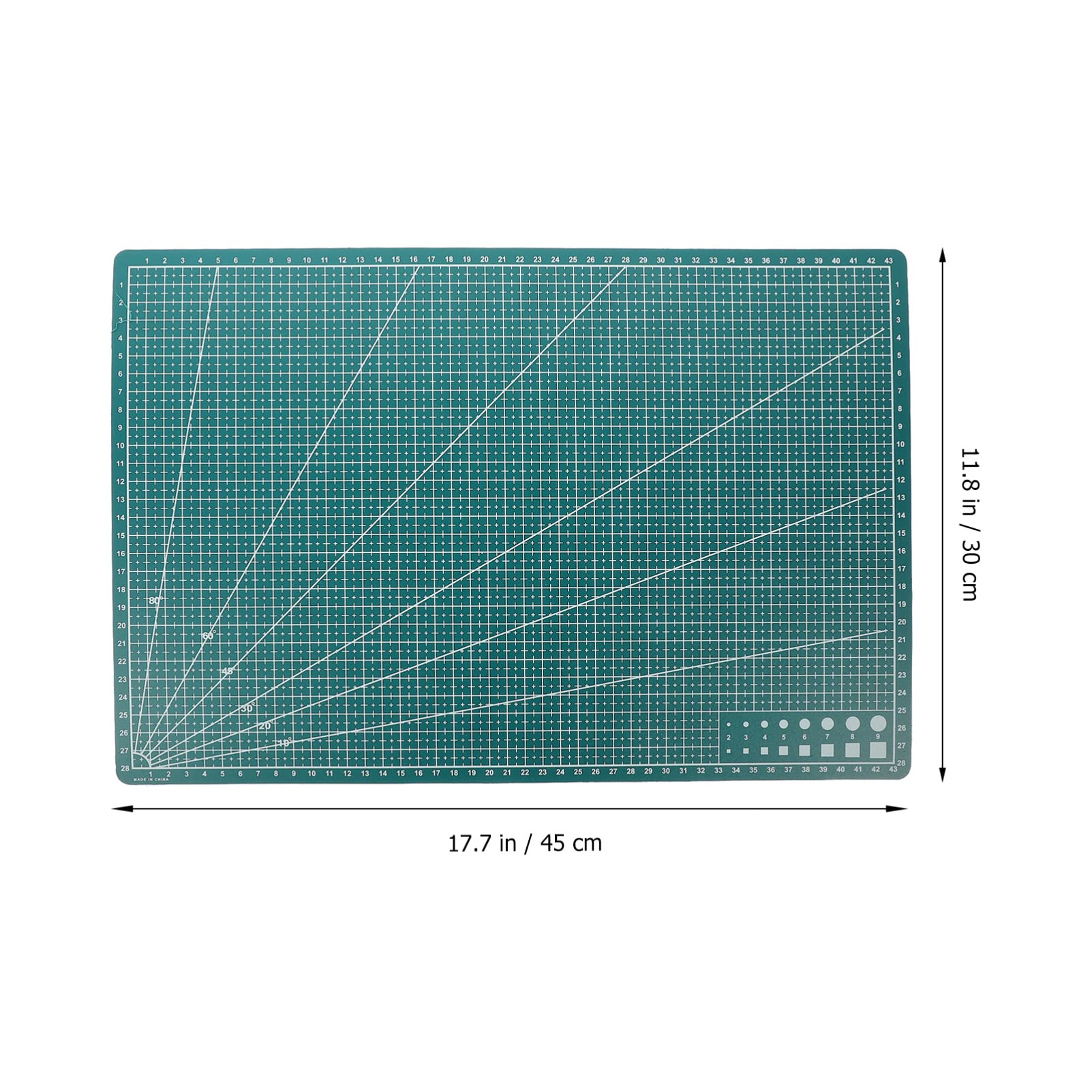 Double Sided Cutting Mat 12x18 Inch Non Slip Craft Mat for Sewing Scrapbooking Engraving Durable Self Healing Work Surface for Artists