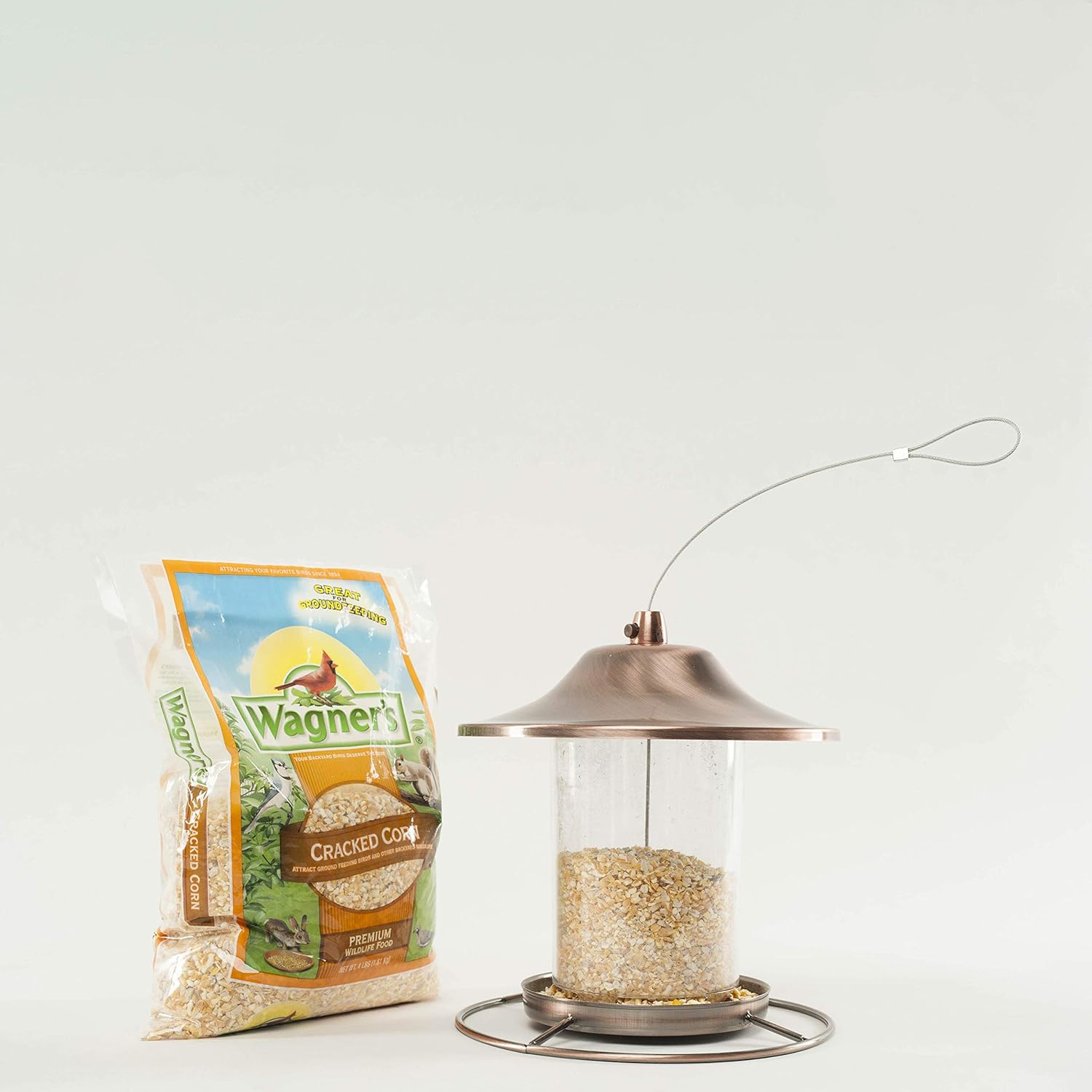 Wagner's 18542 Cracked Corn Wild Bird Food, 10-Pound Bag : Wild Bird Birdseed : Garden & Outdoor