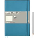 Leuchtturm 1917 Soft Cover Composition B5 Notebook 7” x 10”, Nordic Blue, Dotted / Points
