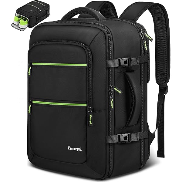 Amazon.com: Vancropak Carry On Backpack, 40L Expandable Extra