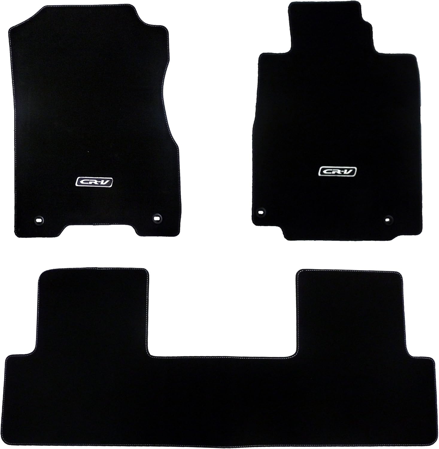 Honda Genuine Cr V Elegance Black Carpet Mats 2013 2018 Amazon Co Uk Car Motorbike