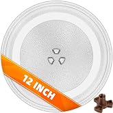 12" Microwave Replacement Turntables, Microwave Glass Plate Compatible with Replacement Part of W11367904/ W10337247/ AP6892124/ W11335034/ WPW10337247 etc &ndash; Dishwasher Safe