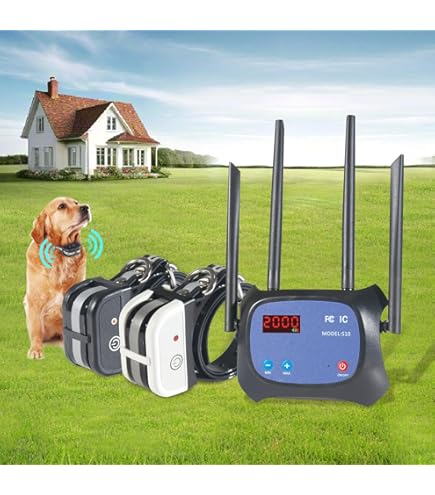 WXWL 001 Wireless Electric Fence For Dogs, 2-in-1 Electric Dog