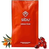 sibu Sea Buckthorn Omega-7 Plus Softgels (30 Day Refill) – Blend of Sea Buckthorn Oil and Plant-Based Vitamin D3 & Omega-3 DHA