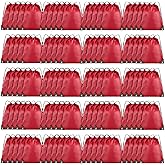 Grneric Drawstring Backpack Bulk 100Pcs Cinch Bag, Polyester Drawstring Bags for Gym Beach Sports Short Trip Party (Red)
