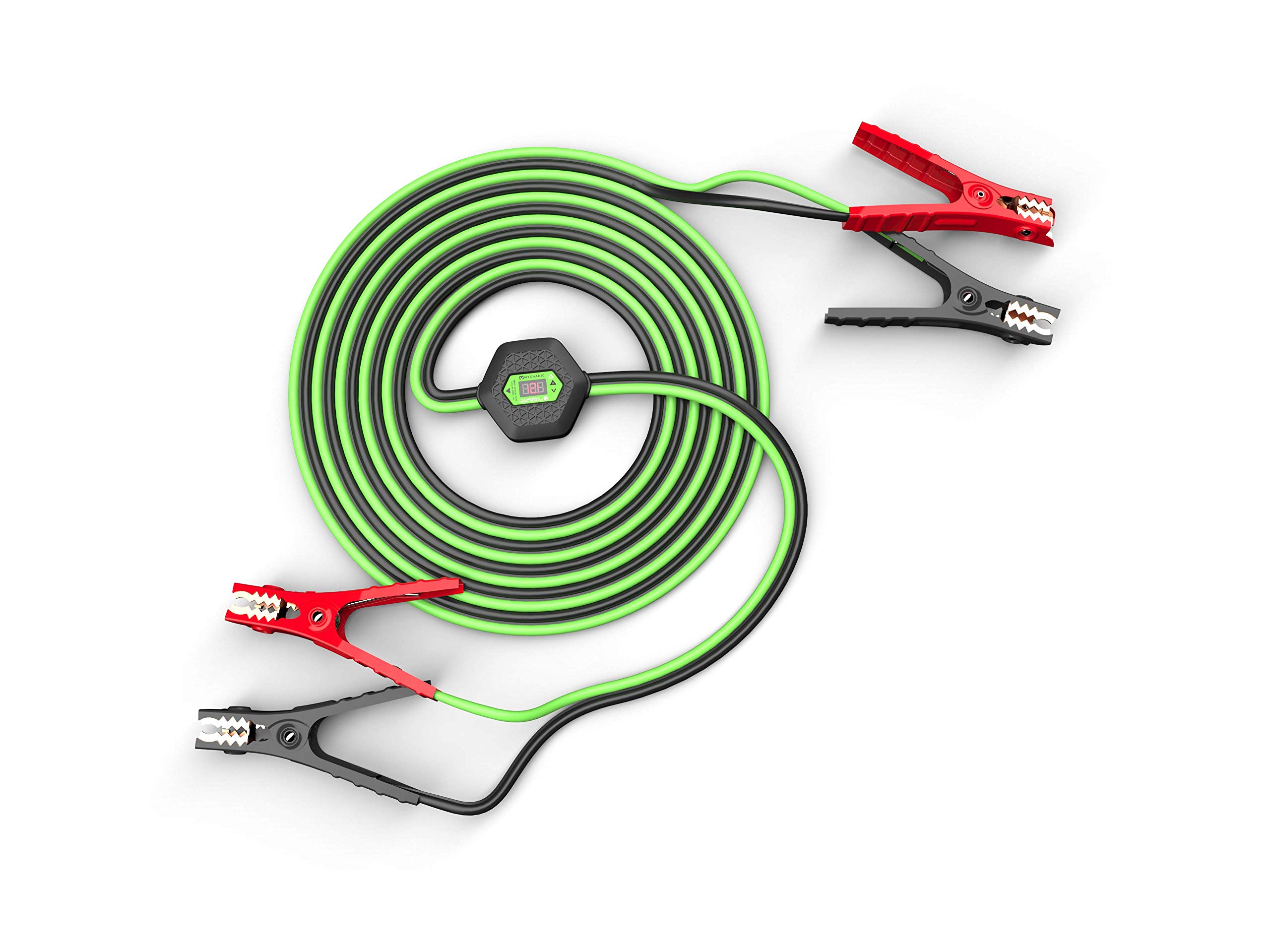 Buy Smart Jumper Cables with built in Voltage Meter 12 feet booster