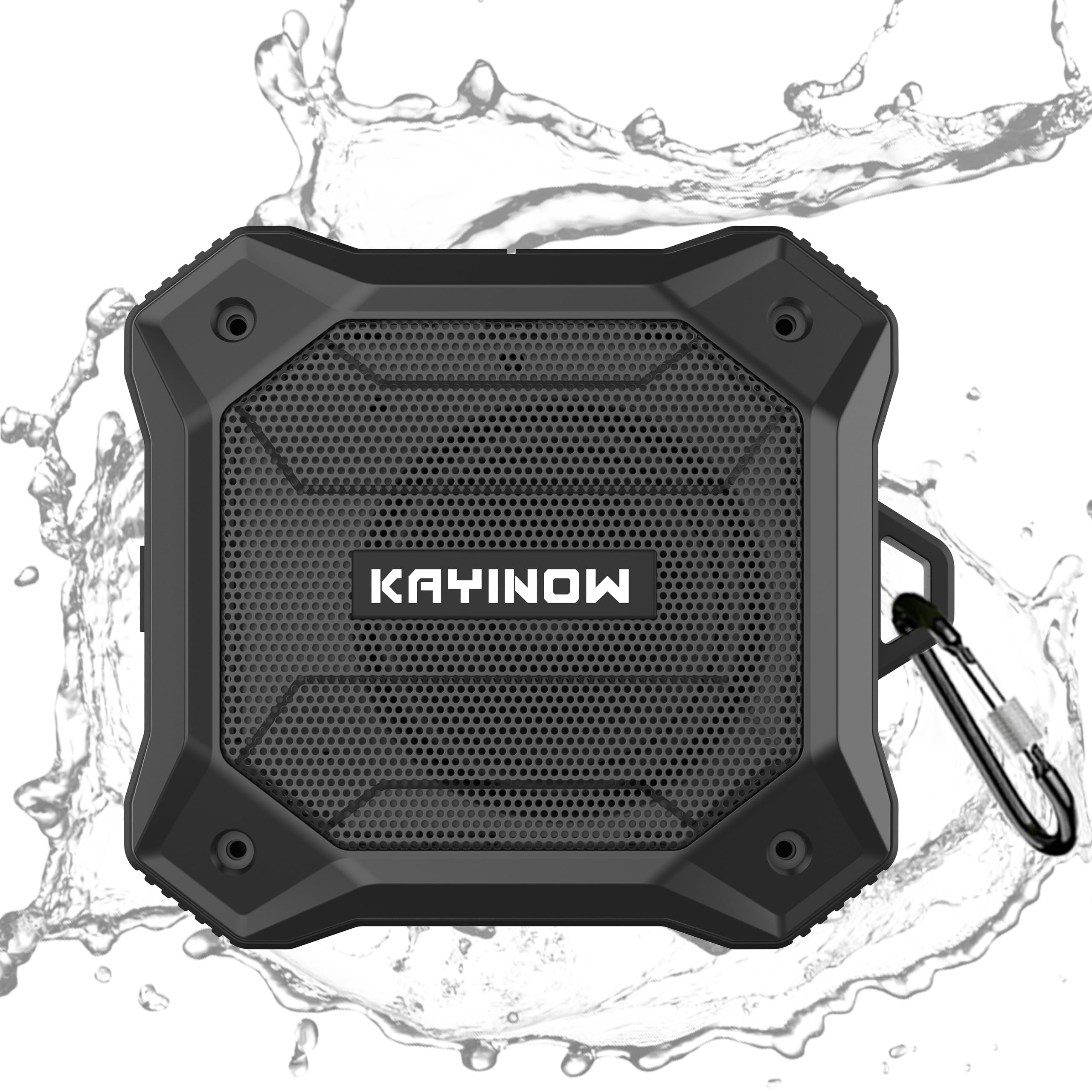 Photo 1 of ??Small Shower Speaker Supports TWS Stereo Pairing and Hands-Free Calling, Loud, IPX7 Waterproof Wireless Bluetooth Speaker, 12H Playtime, Suitable for Home Bathroom, Outdoor Travel, Beach