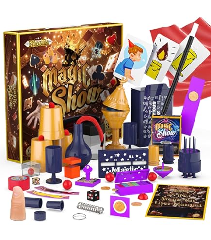 Amazon.com: Nicella Magic Kit - 300+ Magic Tricks for Kids Age 6-8