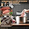 Buy Sous Vide Cooker, Sous Vide Machine 1100 W, Immersion Circulator Precisional Cooker With Touch Control Accurate Temperature Ultra Quiet Ipx 7 Waterproof Fast Heating And Time Control