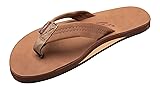 Rainbow Sandals Men's Leather Single Layer Wide