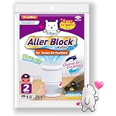 Aller Block Tower Air Purifier Pre-Filter, Peel &amp; Stick, 2 Sheets | FILTAN, made in Japan. Adhesive pre-filter captures dust and pollen before they reach your purifier filter. 2 sheets.