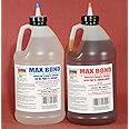 MAX Bond Low Viscosity Marine Grade Epoxy 4 Boat Building & Repair of Hulls,Decks,Transom,Trailer Floors -Salt & Fresh Waterproof, Impact Resistant, Extreme Toughness, Strong Glue,1 Gallon Kit