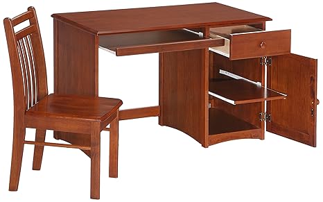 Night Day Clove Student Desk And Chair Cherry