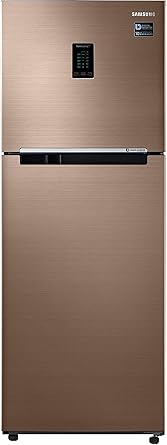 Samsung 324 L 3 Star Inverter Frost-Free Double-Door Refrigerator (RT34M5538DP/HL, Refined Bronze)