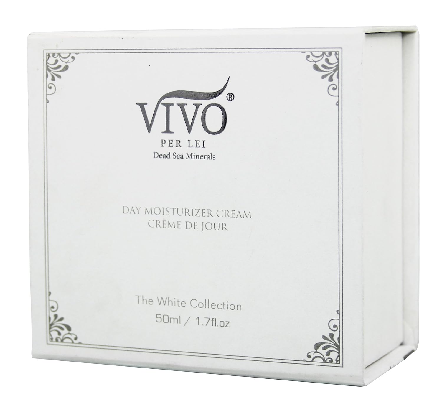 Vivo Per Lei Day Cream, Dead Sea Face Cream for Dull, Dry Skin, Moisturizing Day Cream with Shea Butter, Non Greasy Day Moisturizer, Hydrating Face Cream for Women: Beauty