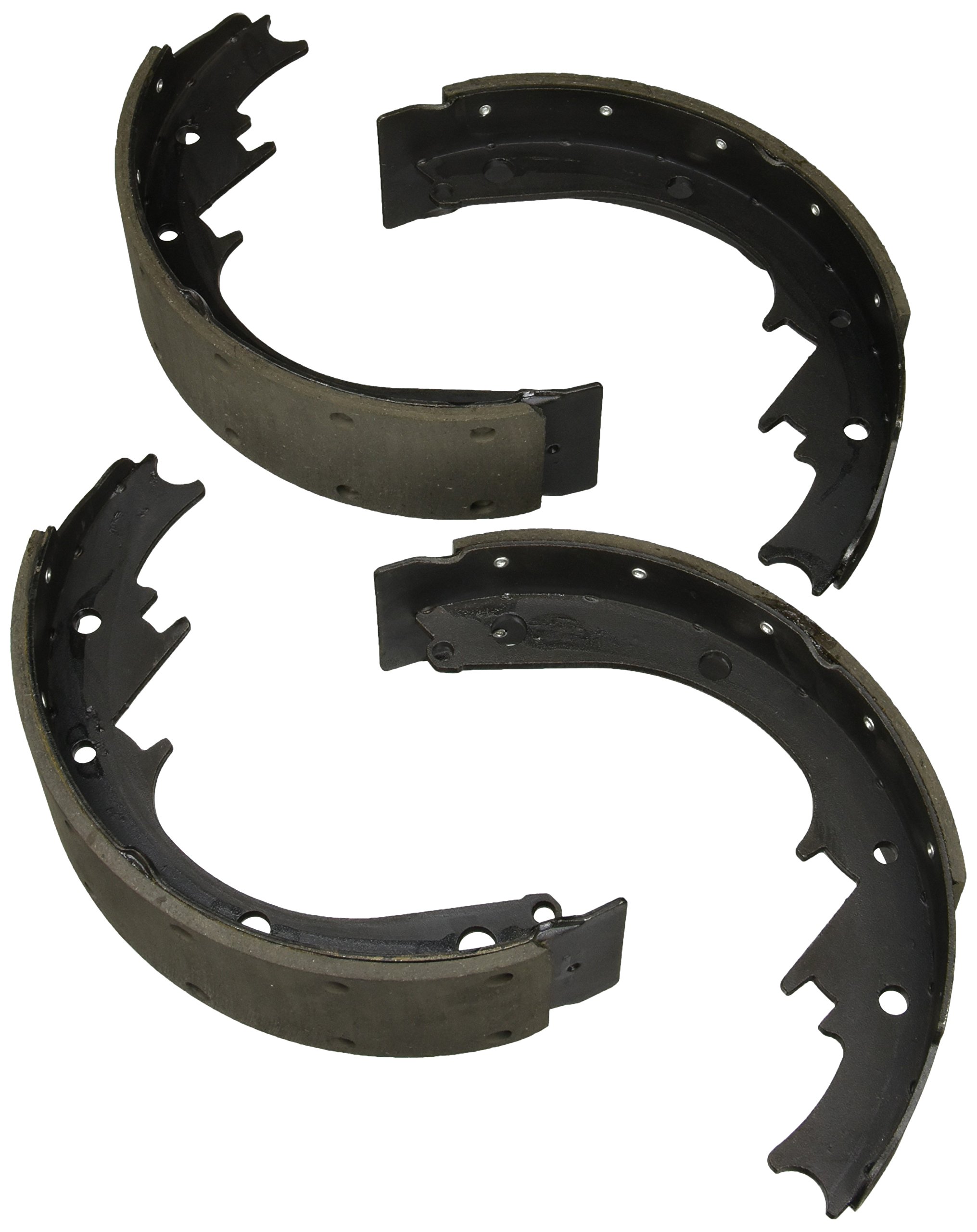 Photo 1 of BOSCH BS473R Blue Drum Brake Shoe Set - Compatible With Select Full-Size 1978-02 Cadillac, Chevrolet, and GMC Trucks and SUVs; REAR (Riveted)