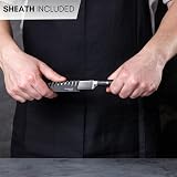 nuovva Sharp Kitchen Utility Knife 5 inch German High Carbon Stainless view 6