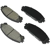 BOSCH BE1324H Blue Ceramic Disc Brake Pad Set with Hardware - Front | Compatible with Select Lexus NX200t/250, NX300/300h, NX350/350h, RX350/350L/450h; Toyota Camry, Highlander, RAV4, Sienna+More