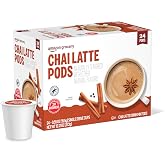 Amazon Brand - Happy Belly Tea Pods Compatible with 2.0 K-Cup Brewers, Chai Latte, 24 Count (Previously Solimo)
