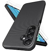 SSLOTSCASE for Samsung Galaxy A16 Phone Case with Screen Protector, Black | [Support Wireless Charging] Slim Rugged Dual Layer Design Full Body Shockproof Case Cover for Galaxy A16