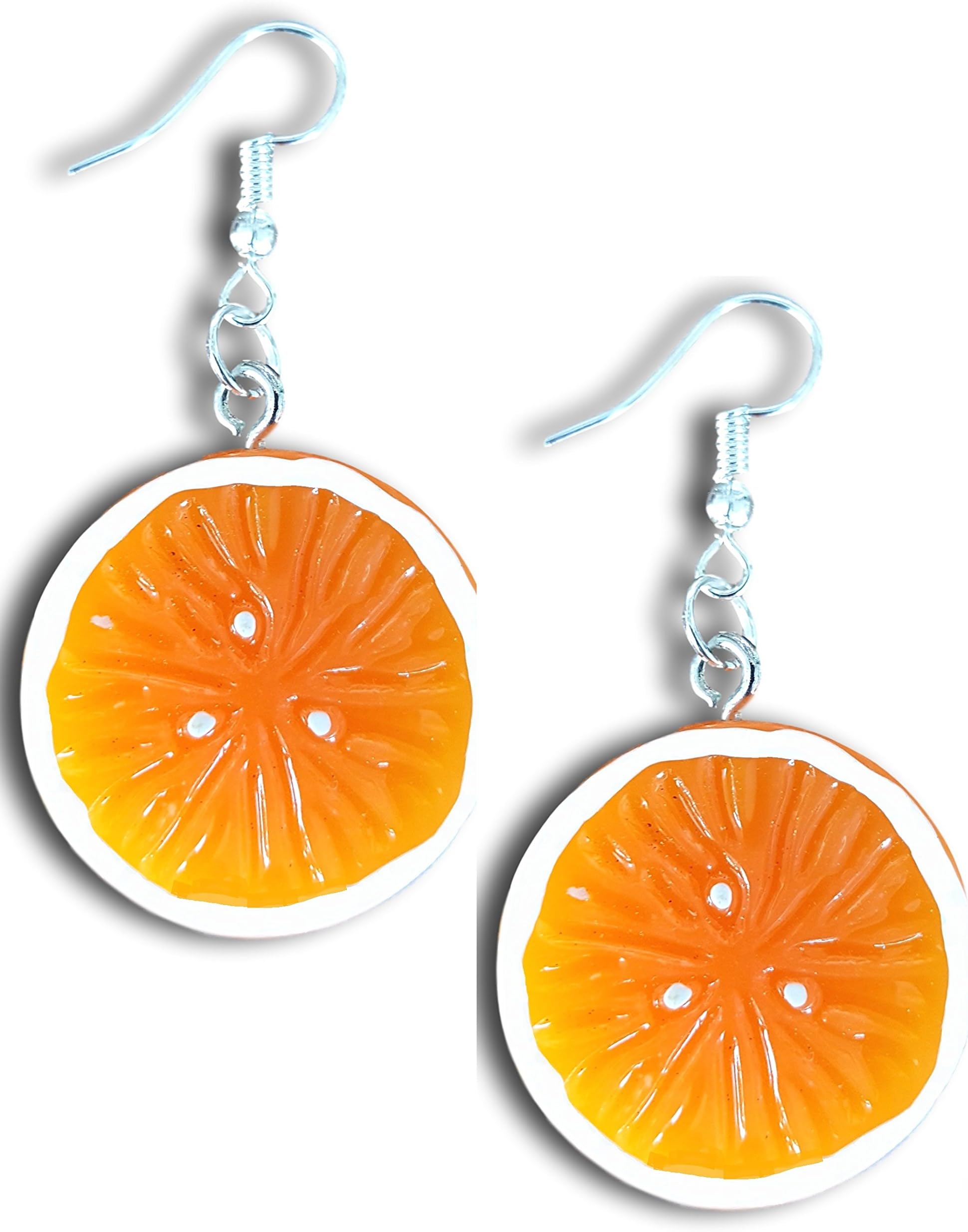 Vegetable and Fruits Resin Dangle Charm Dangle Earrings by Pashal