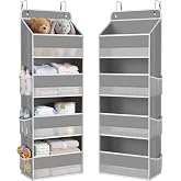 SpaceHacks 1 Pack Over The Door Organizer Hanging Storage Room Organizer | 40 lb Capacity, Ultra-Sturdy, Foldable, Mesh Design with Clear Window, Space-Saving Organizer for Pantry, Nursery &amp; Closet