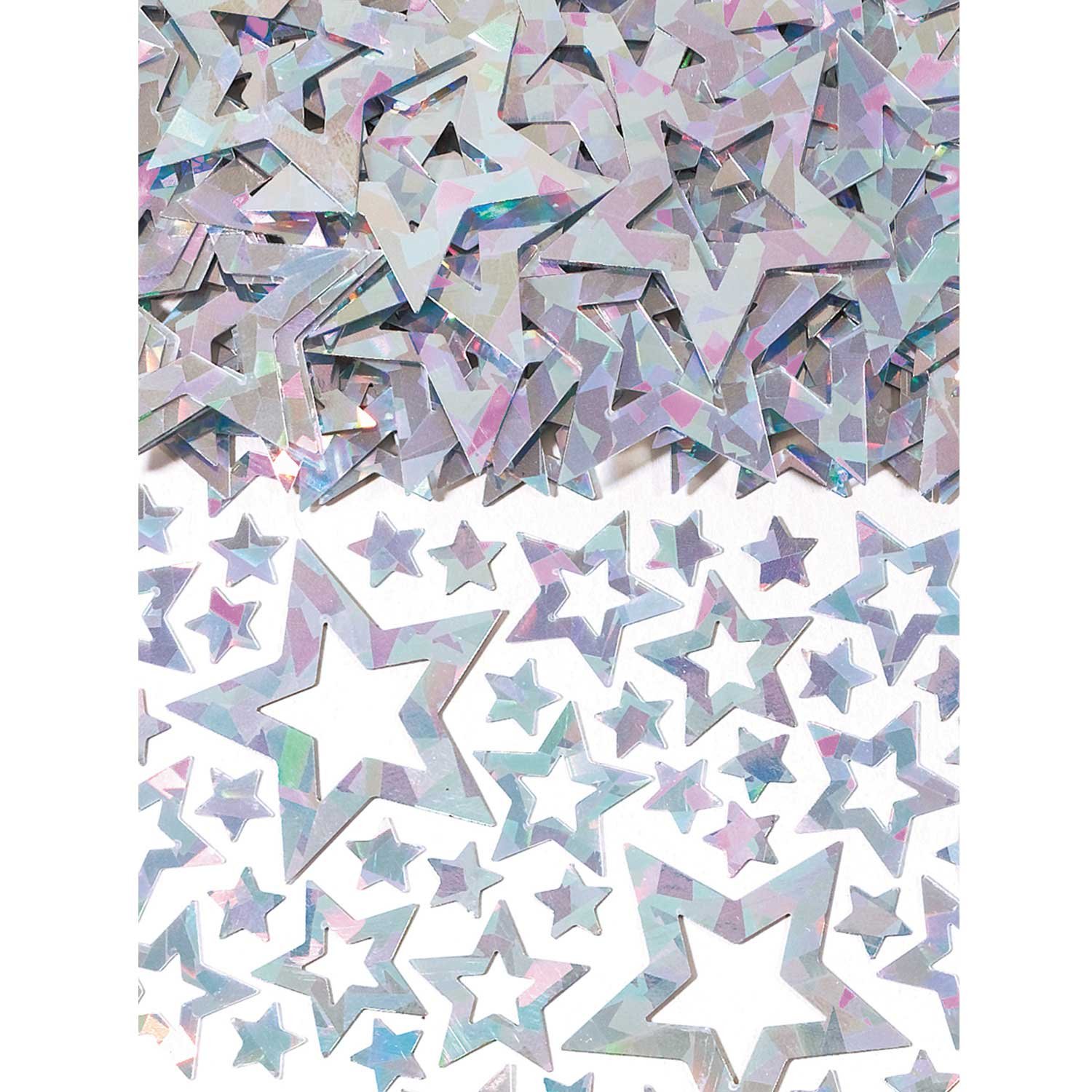 Star Shimmer Silver Prismatic Confetti 14g