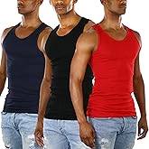 ToBeInStyle Men’s Long Muscle Tank Top Workout A-Shirt
