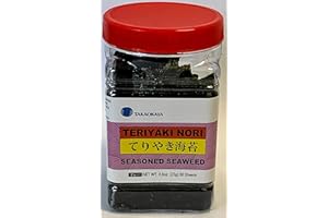 Takaokaya, Teriyaki Nori (80-Sheets, Seasoned Seaweed), 0.8 Ounce