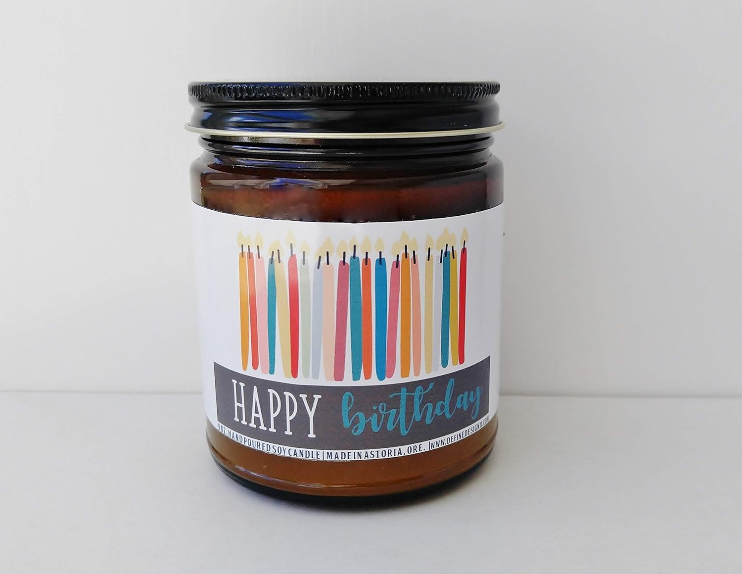 Amazon Com Happy Birthday Gift Cake Scented Candle Gift For Her Gift For Friend 30th Birthday 40th 50th Birthday Handmade