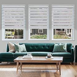 MiLin No Tools No Drill Cordless Zebra Blinds