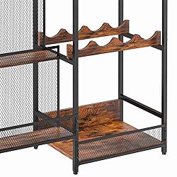 DLPIN 3-Tier Freestanding Wine Rack, with Hanging