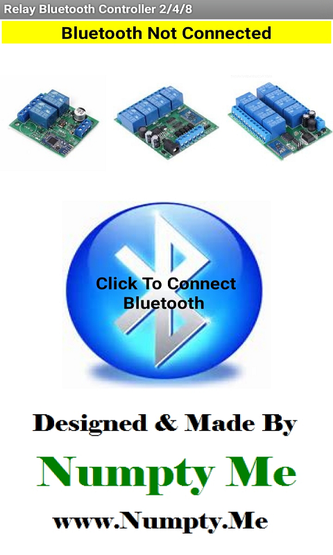 Relay Bluetooth Controller 2/4/8 - NO AD'S