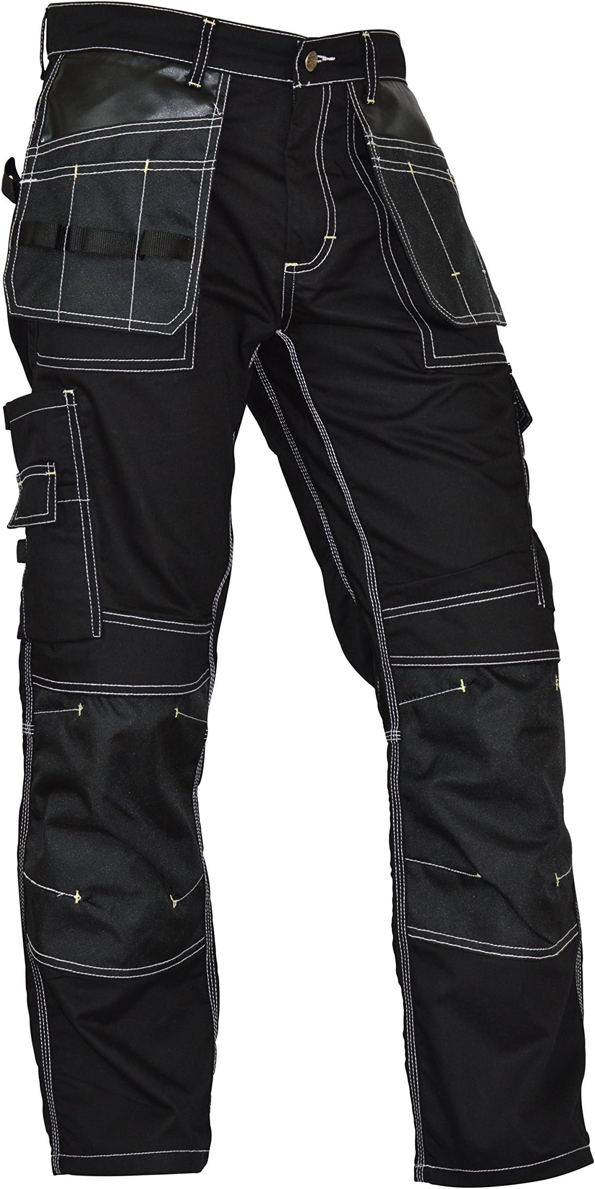 Mens Construction Cordura Knee Reinforcement Workwear Trousers Utility Work Pant
