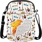 Gzrlyf Lion Bookish Movie Inspired Crossbody Bag Lion Lover Literature Purse Bag