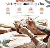 The Glowhouse Air Drying Modelling Clay Nylon Reinforced 12.5kg Stone view 2