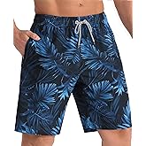 APTRO Men's Swim Trunks 9" Quick Dry Bathing Suit Big & Tall Beach Swimsuits