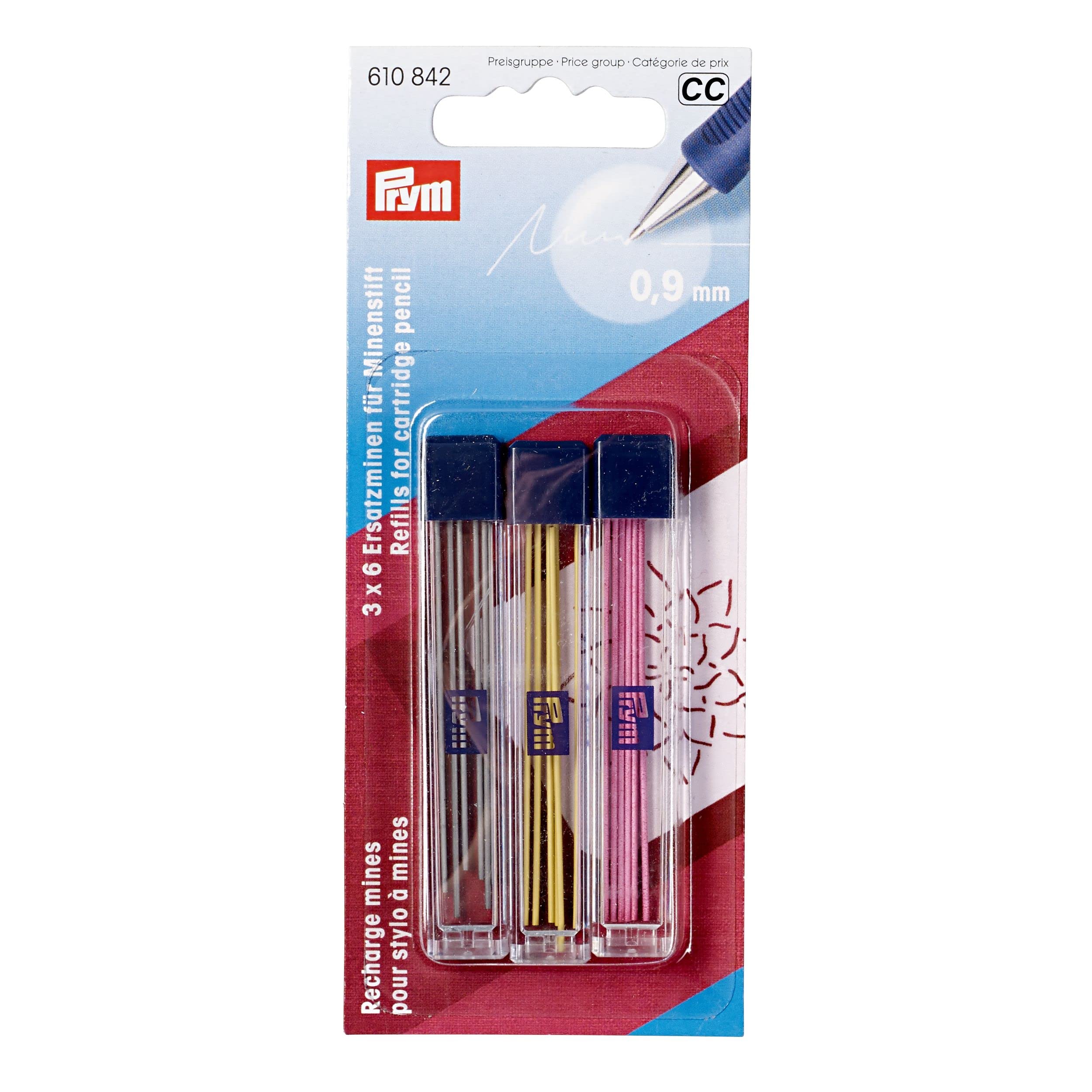 Prym - Refills for Cartridge Pencil - 1 Unit