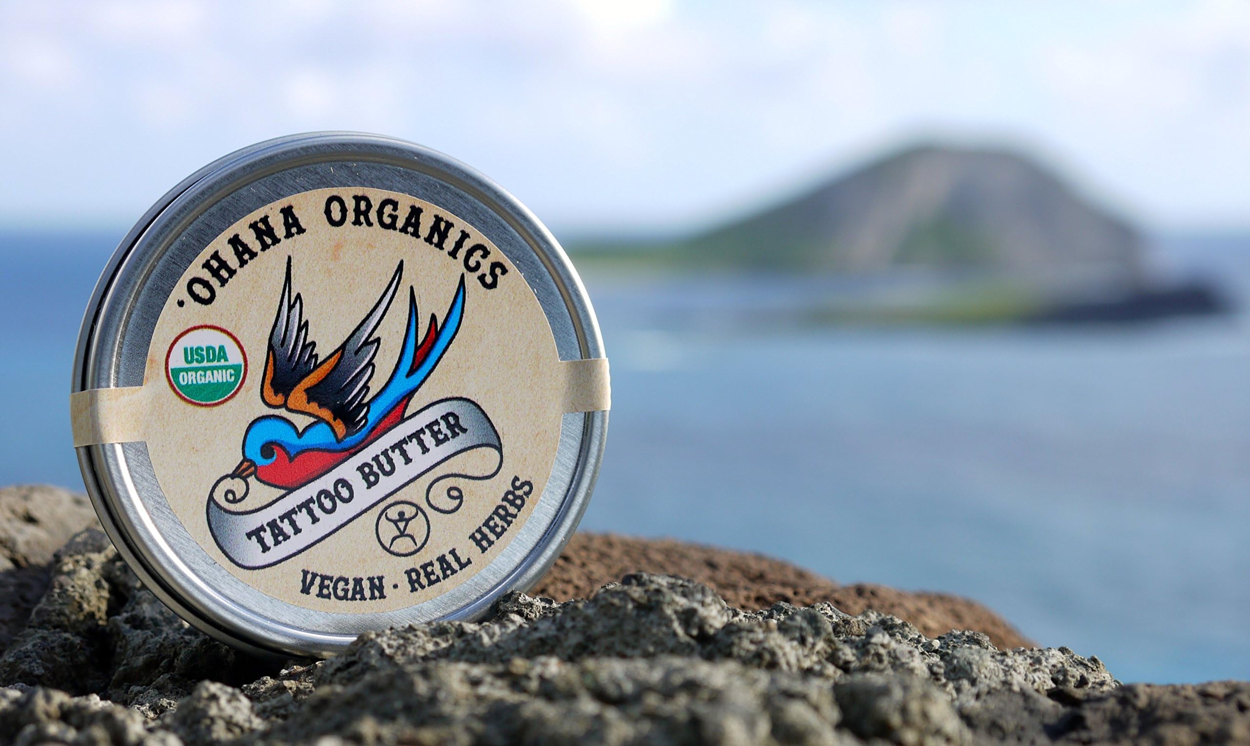 Ohana Organics - Certified Organic, Vegan Tattoo Butter (0.5 oz)